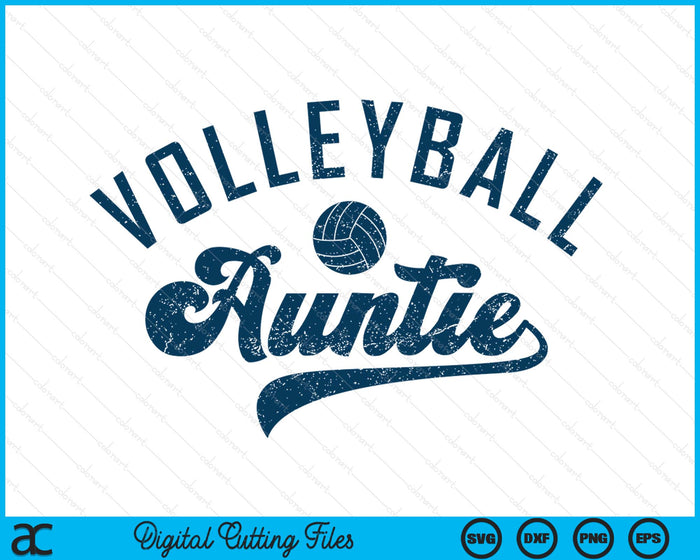 Volleyball Auntie Gifts SVG PNG Digital Printable Files