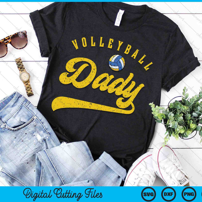 Volleyball Dady SVG PNG Digital Cutting Files