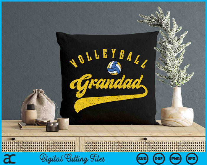Volleyball Grandad SVG PNG Digital Cutting Files
