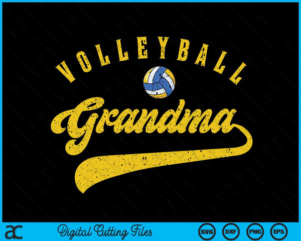 Volleyball Grandma SVG PNG Digital Cutting Files