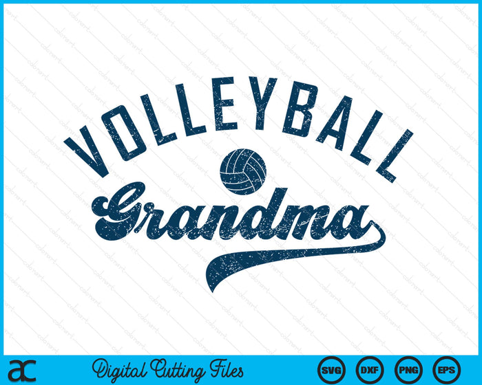 Volleyball Grandma Gifts SVG PNG Digital Printable Files