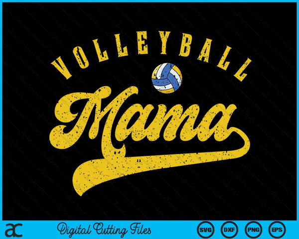 Volleyball Mama SVG PNG Digital Cutting Files