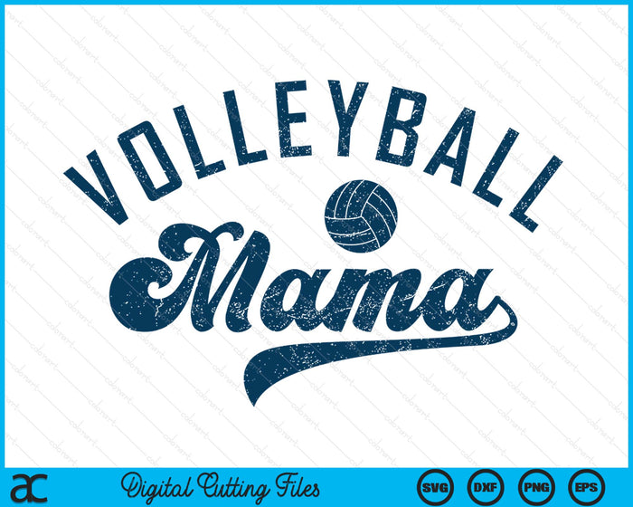 Volleyball Mama Gifts Mother's Day SVG PNG Digital Printable Files