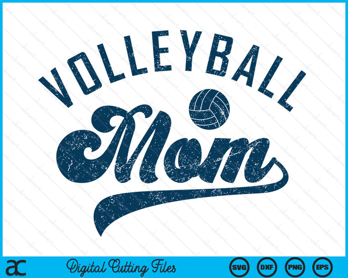 Volleyball Mom Gifts Mother's Day SVG PNG Digital Printable Files