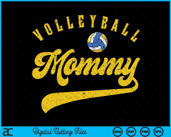 Volleyball Mommy SVG PNG Digital Cutting Files