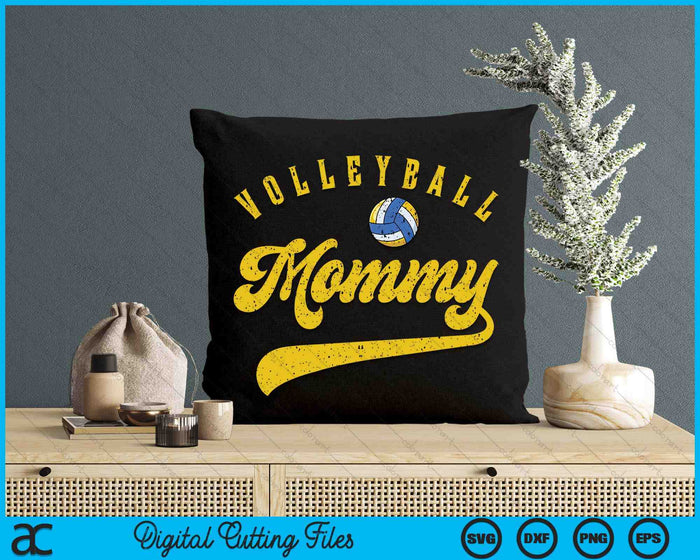 Volleyball Mommy SVG PNG Digital Cutting Files