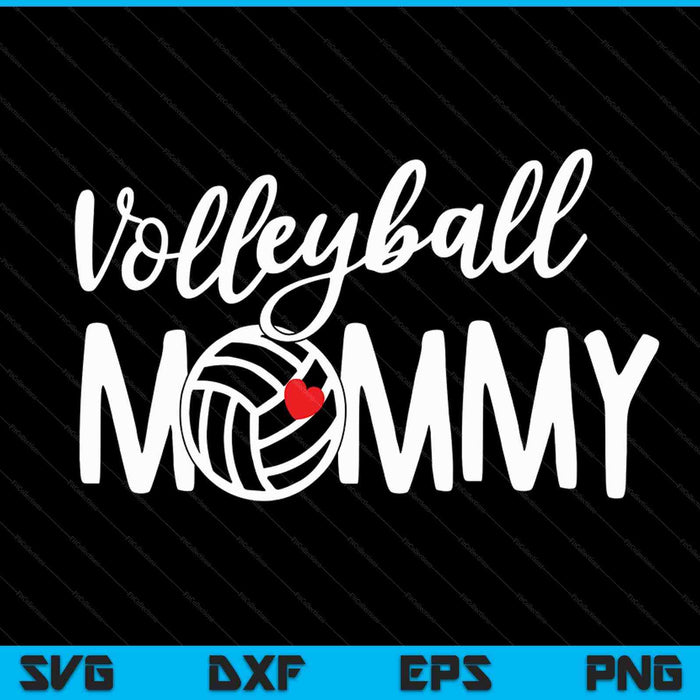 Voleibol mamá linda mamá vida voleibol SVG PNG archivos de corte digital