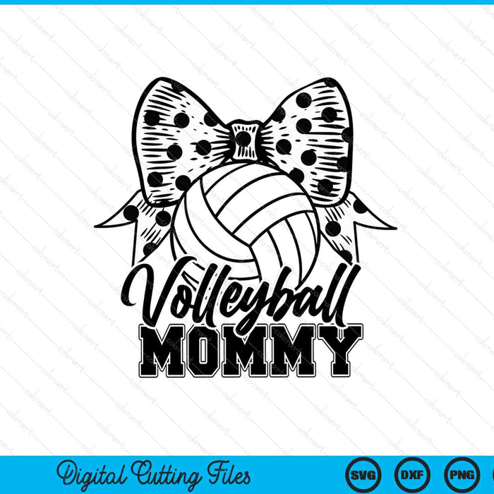 Volleyball mommy game day Mother's Day SVG cut file