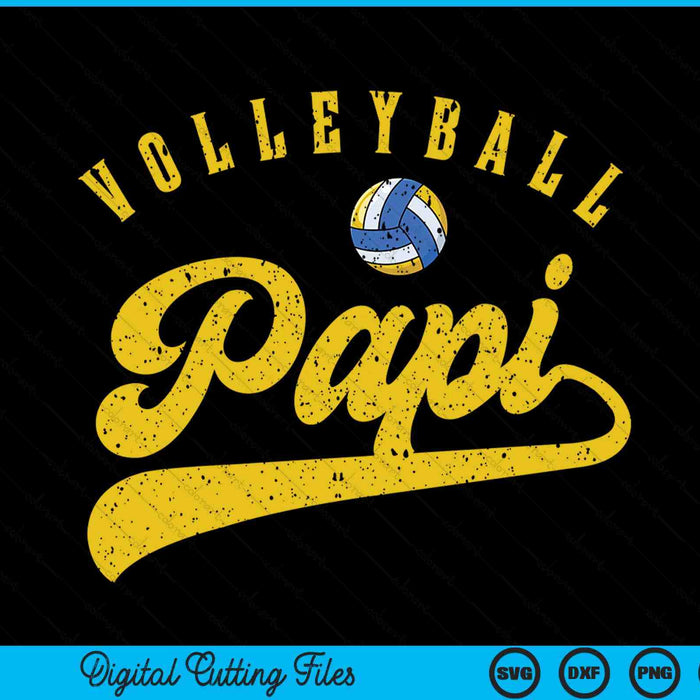Volleyball papi SVG cut file