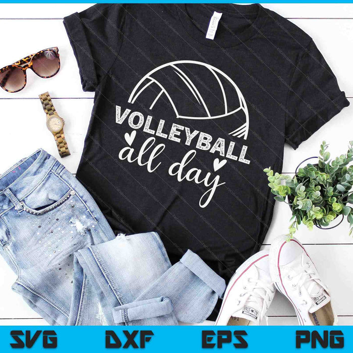 Volleybal tiener meisje vrouwen volleybal grafische volleybal SVG PNG digitale afdrukbare bestanden