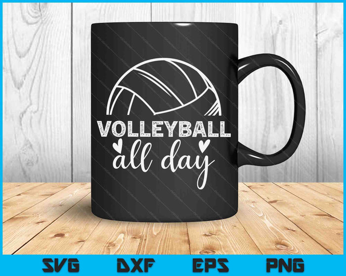 Volleyball Teen Girl Women Volleyball Graphic Volleyball SVG PNG Digital Printable Files