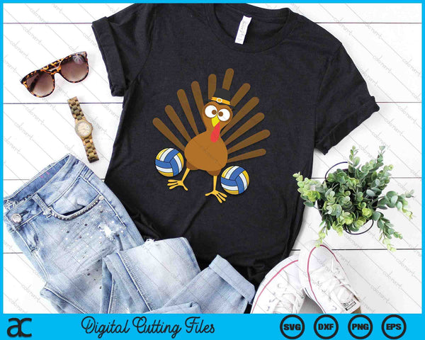 Volleyball Turkey Thanksgiving SVG PNG Digital Cutting Files