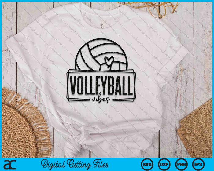 Volleyball Vibes SVG PNG Digital Printable Files