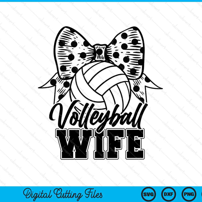 Volleyball Wife Game Day Mother's Day SVG PNG Digital Printable Files