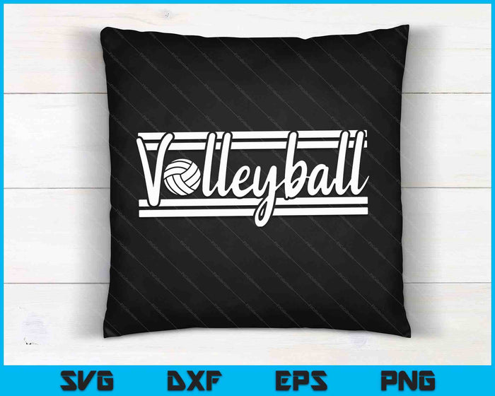 Volleyball for Girls Women SVG PNG Digital Cutting Files
