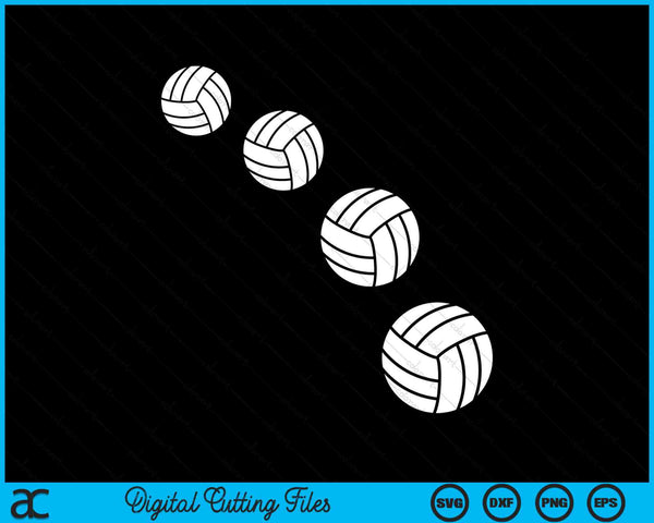Volleyballs Sports Design SVG PNG Digital Printable Files