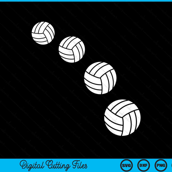 Volleyballs sports SVG cut file