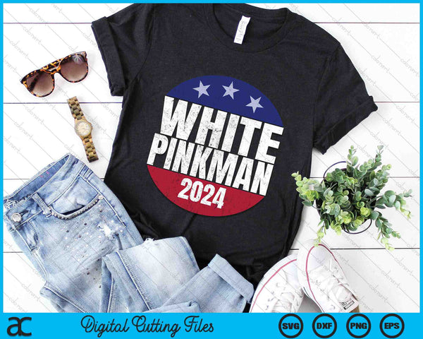 Stem voor White Pinkman 2024 verkiezing SVG PNG digitale snijbestanden