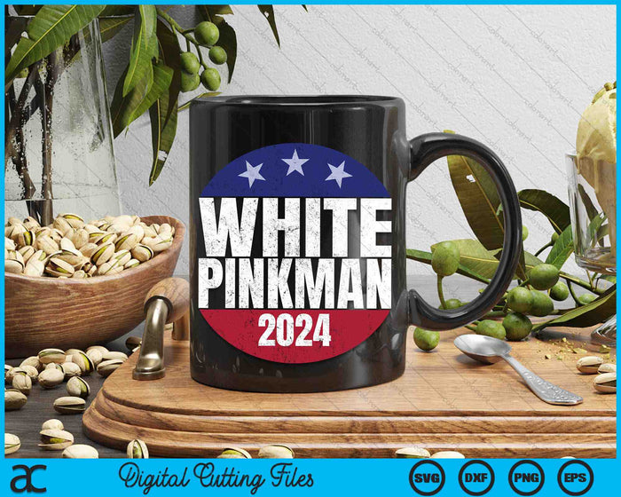 Vote For White Pinkman 2024 Election SVG PNG Digital Cutting Files