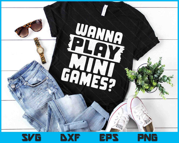 Wanna Play Mini Games Gorilla Monke Tag Gorilla VR Gamer SVG PNG Digital Printable Files