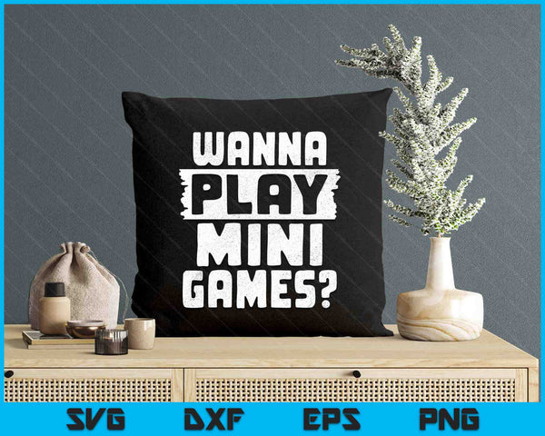 Wanna Play Mini Games Gorilla Monke Tag Gorilla VR Gamer SVG PNG Digital Printable Files