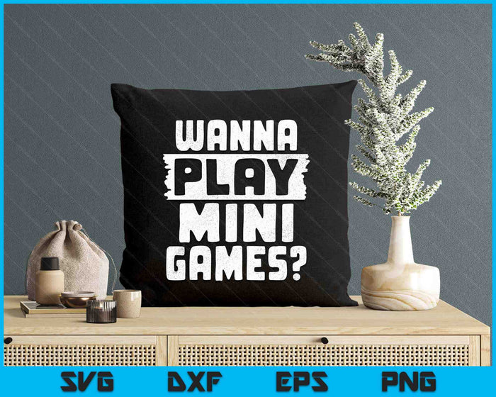 Wanna Play Mini Games Gorilla Monke Tag Gorilla VR Gamer SVG PNG Digital Printable Files