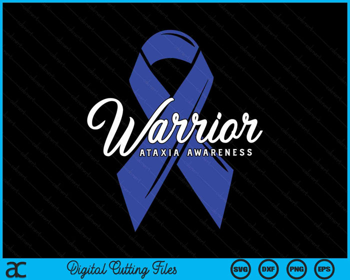 Warrior Ataxia Awareness SVG PNG Digital Cutting Files