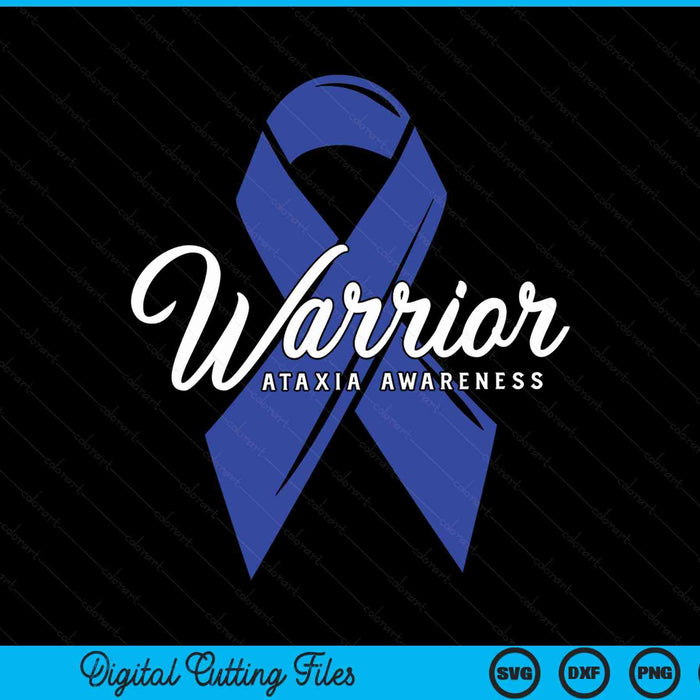 Warrior ataxia awareness SVG cut file