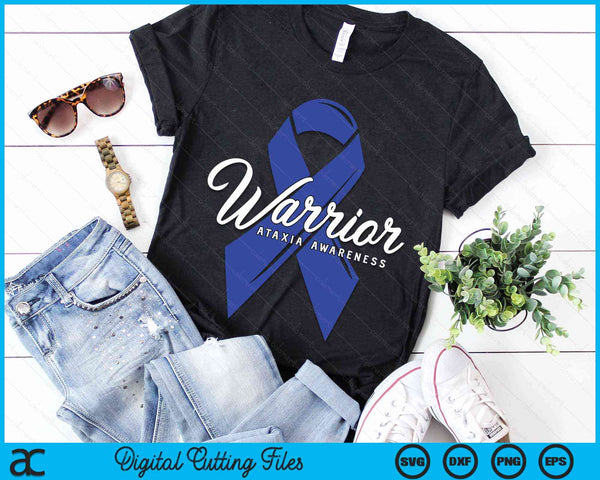 Warrior Ataxia Awareness SVG PNG Digital Cutting Files