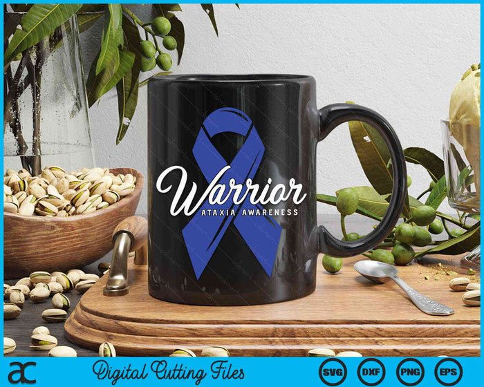 Warrior Ataxia Awareness SVG PNG Digital Cutting Files