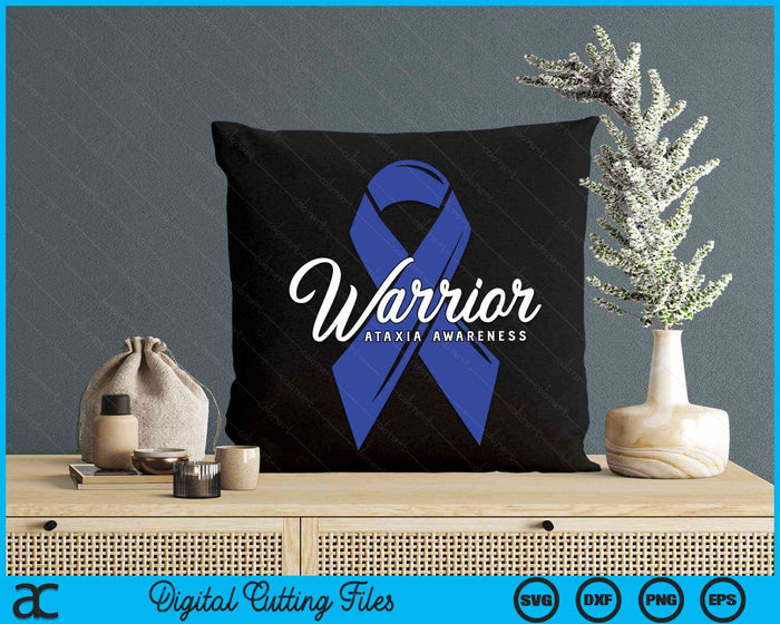 Warrior Ataxia Awareness SVG PNG Digital Cutting Files