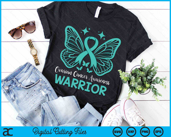 Warrior Ovarian Cancer Awareness SVG PNG Cutting Files