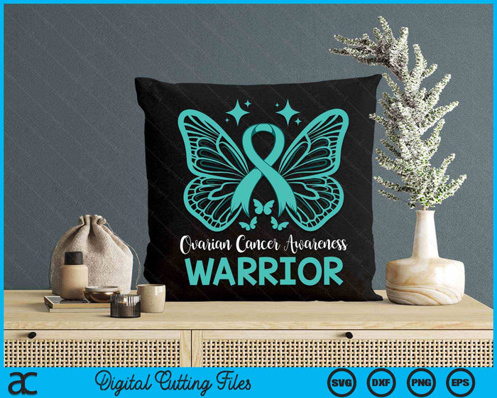 Warrior Ovarian Cancer Awareness SVG PNG Cutting Files