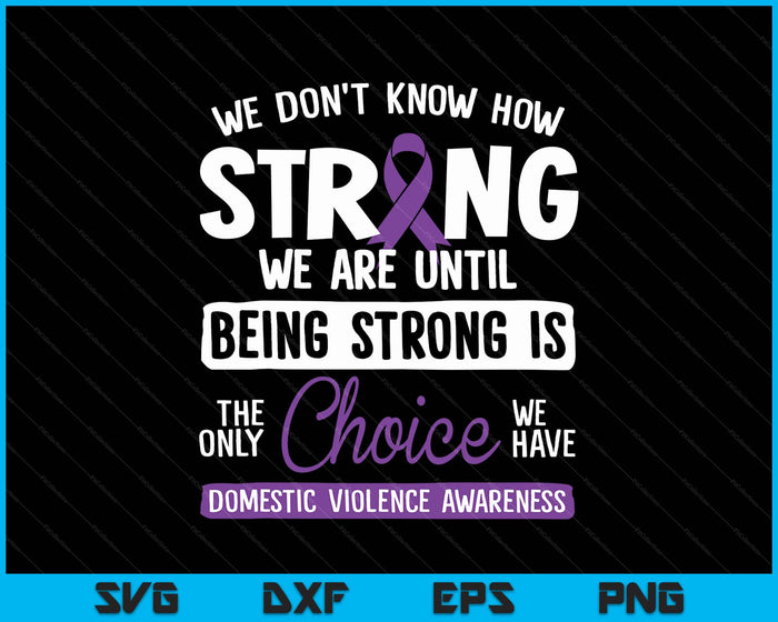 Warrior Survivor Domestic Violence Awareness Purple Ribbon SVG PNG Digital Printable Files