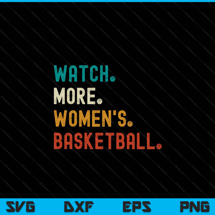 Watch more women's basketball SVG cut file