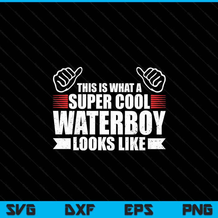 Water boy crew hydration specialist team manager humor SVG cut file