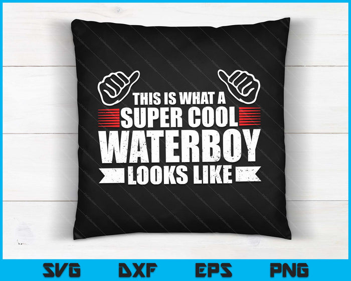 Water Boy Crew Hydration Specialist Team Manager Humor Gift SVG PNG Digital Printable Files