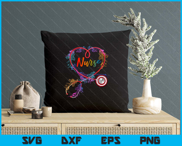 Watercol Nurse Life Nursing Nurse Week SVG PNG Digital Printable Files
