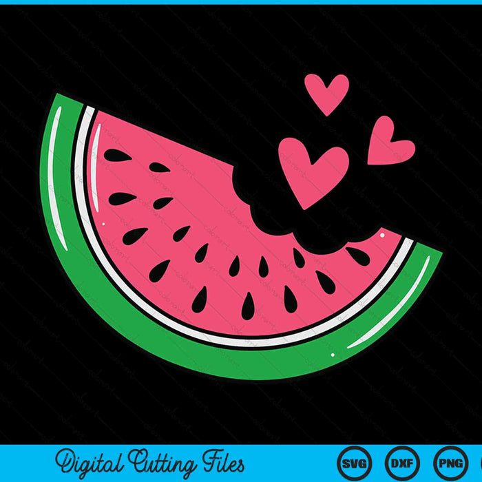 Watermelon Slice Melon Summer Vacation Season SVG PNG Digital Cutting Files