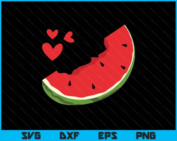 Watermelon Slice Melon Summer Vacation Season Fruit Lovers SVG PNG Cutting Printable Files