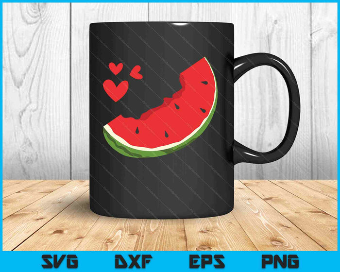 Watermelon Slice Melon Summer Vacation Season Fruit Lovers SVG PNG Cutting Printable Files