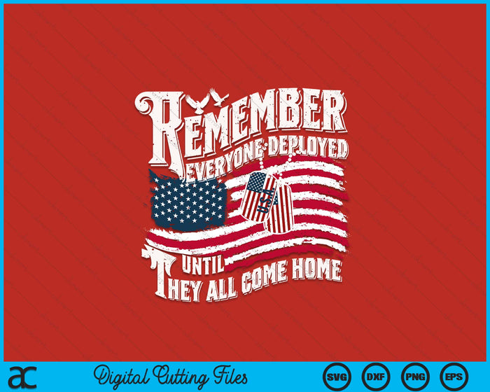 We Wear Red Friday Military Support Our troops Deployment SVG PNG Digital Printable Files