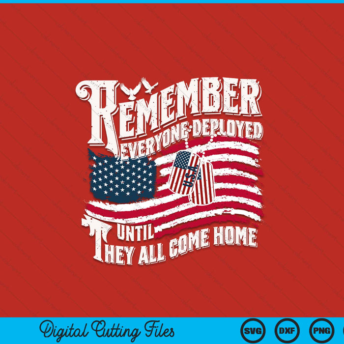 We wear red Friday military support our troops deployment SVG cut file