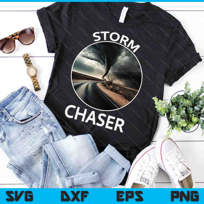Weather Storm Tornado Hurricane Chaser SVG PNG Digital Cutting Files