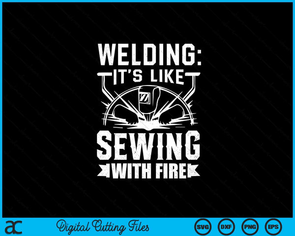 Welding outfit for welder ironworker SVG cut file