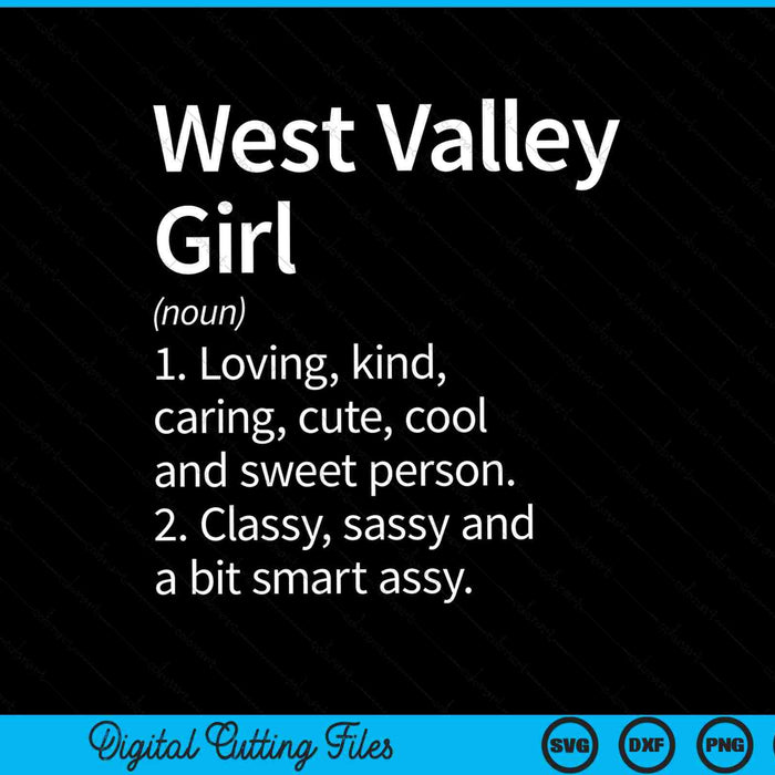 West valley city girl ut Utah home roots SVG cut file