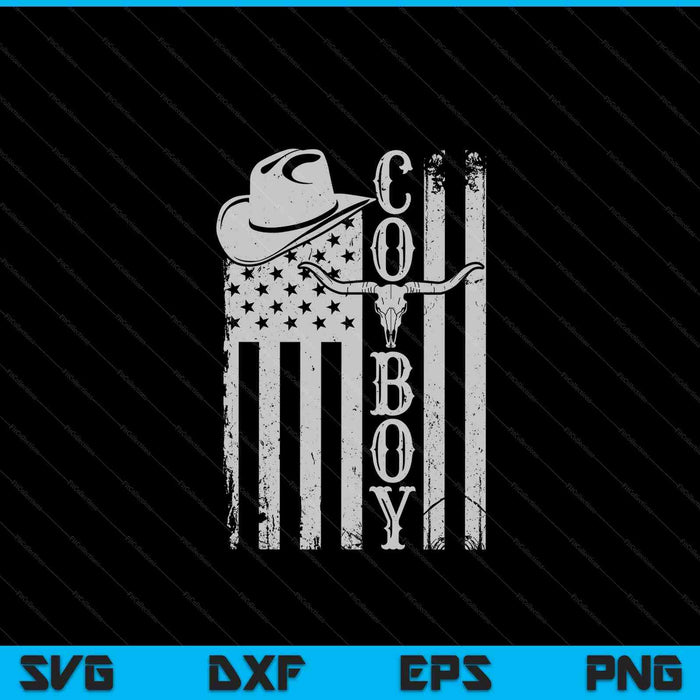 Western country rodeo southern retro cowboy SVG cut file