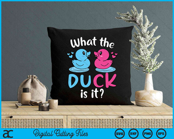 What The Ducks Is It Baby Gender Reveal Party Baby Shower SVG PNG Digital Cutting Files