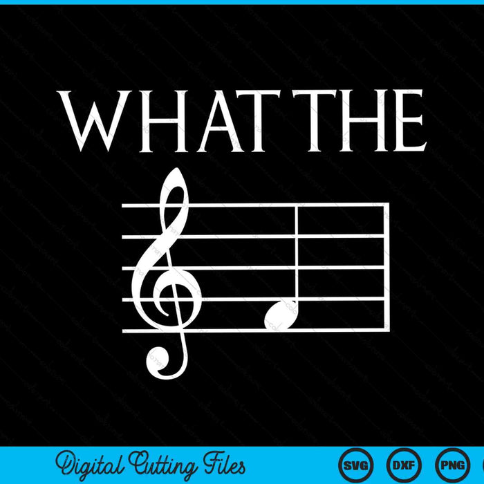 What the f musical note SVG cut file