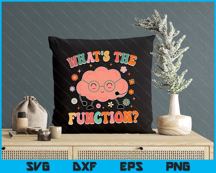 What's The Function Aba Squad Data Analyst Behavior Groovy SVG PNG Digital Printable Files